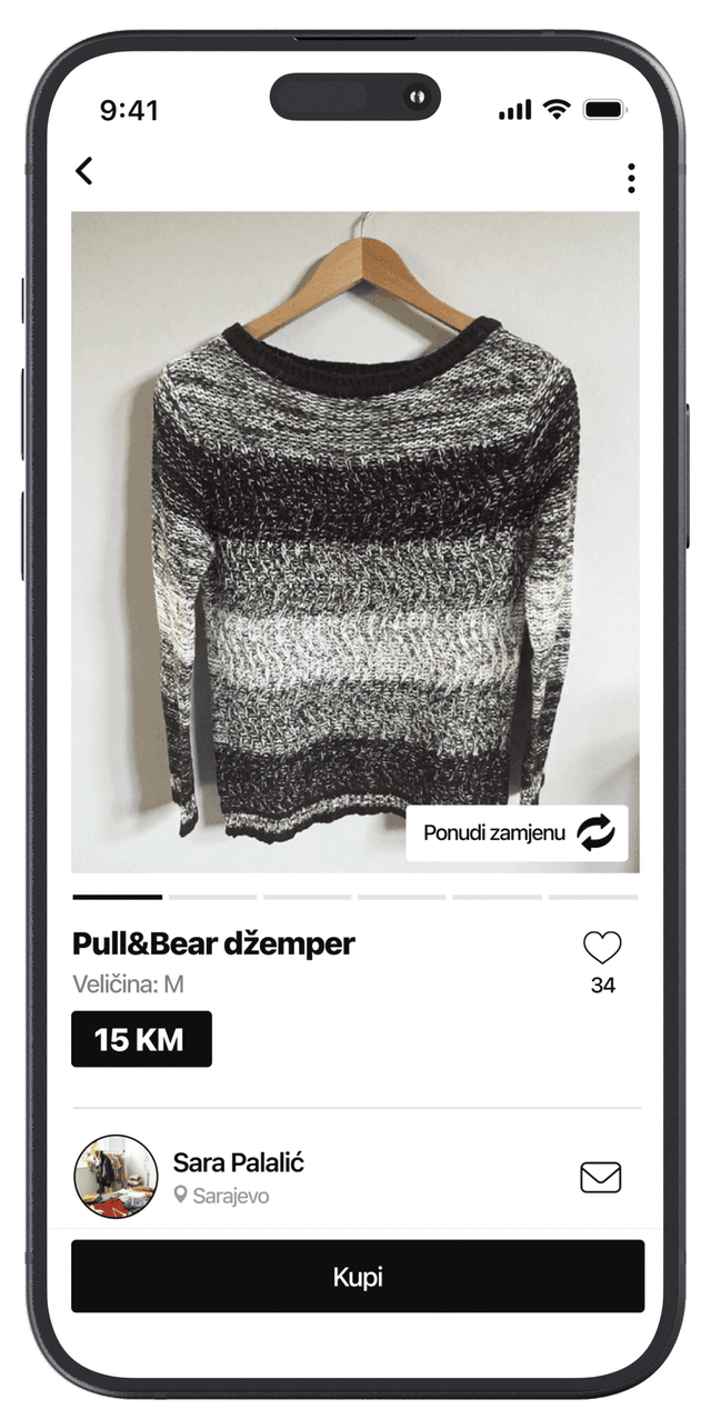 Prikaz Tavan aplikacije